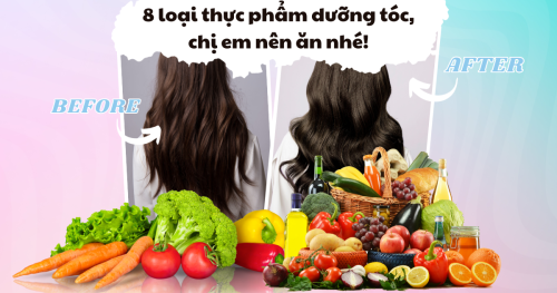Lưu ngay lại 8 loại thực phẩm dưỡng tóc, chị em nên ăn nhé